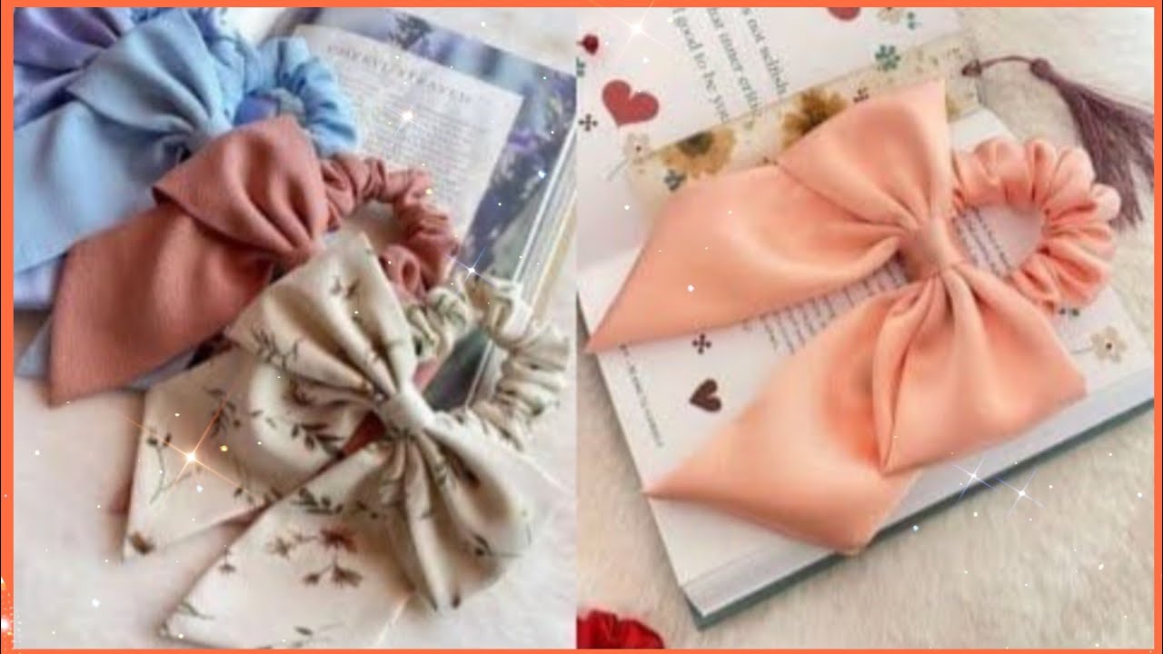 Crea Hermosos Scrunchies o Colas para el pelo,Coleteros para ti para regalar o vender