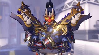 New Oni Reaper Skin Gameplay Golden Gun - Overwatch 2 Japanese Spirits Bundle