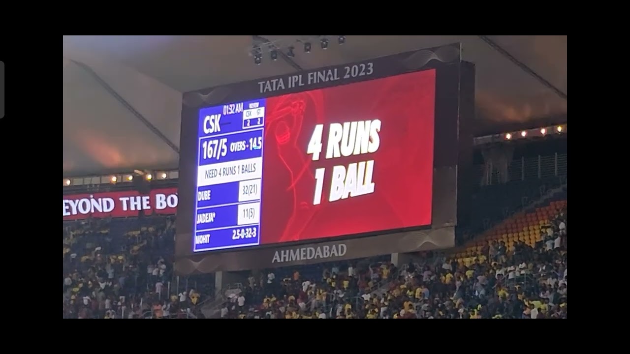 last over thriller|3 ball 11runs| Tata ipl final 2023| CSK VS GT FINALS ...