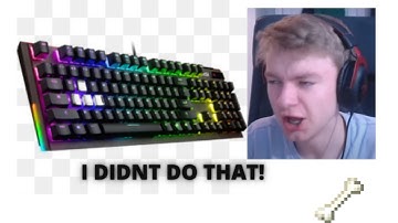 TOMMYINNIT ACCIDENTALLY *BREAKS* HIS KEYBOARD