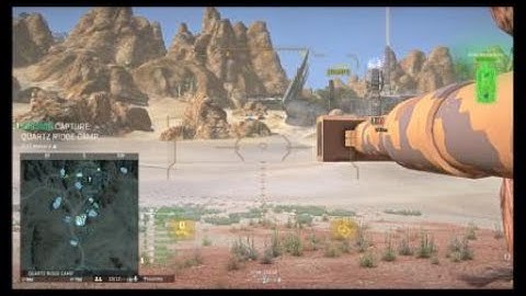 PlanetSide 2 Vanguard Tank Vs Two Prowlers with cover fire