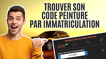 Comment trouver le code couleur de sa voiture avec immatriculation ?