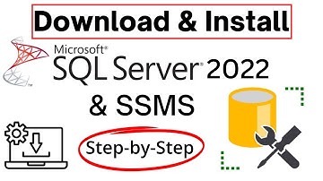 Download & Install Microsoft SQL Server 2022 on Windows 10 | Install SQL Server Management Studio