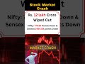 Stock Market Crash: ₹12 Lakh Crores Wiped Out!