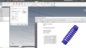 Inventor Spring Variable Pitch + Variable Radius