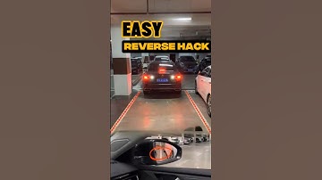 Mirror Trick for Perfect Parking #carhacks #knowledge #interesting #parallelparking