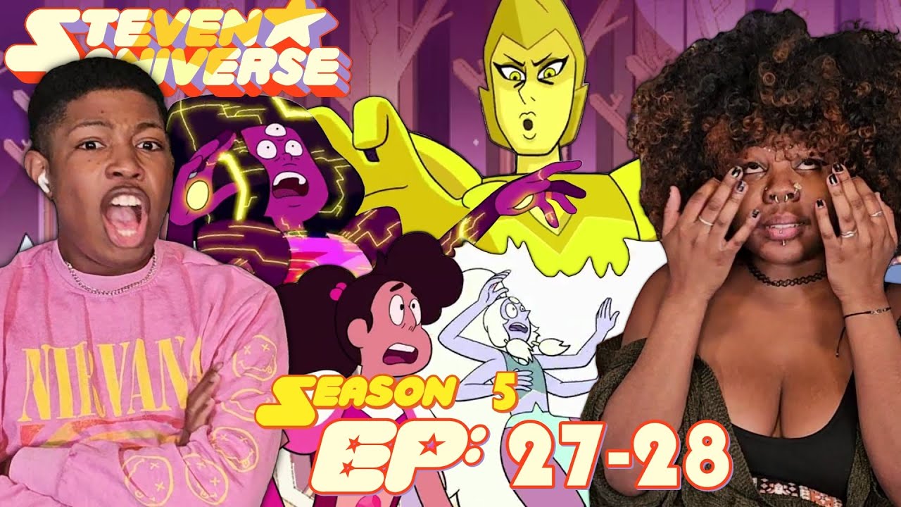 ЖЁЛТЫЙ АЛМАЗ ИХ ПОХИТИЛ! *Вселенная Стивена* Сезон 5, Серии 27-28 РЕАКЦИЯ Вместе, В одиночку, Поб...