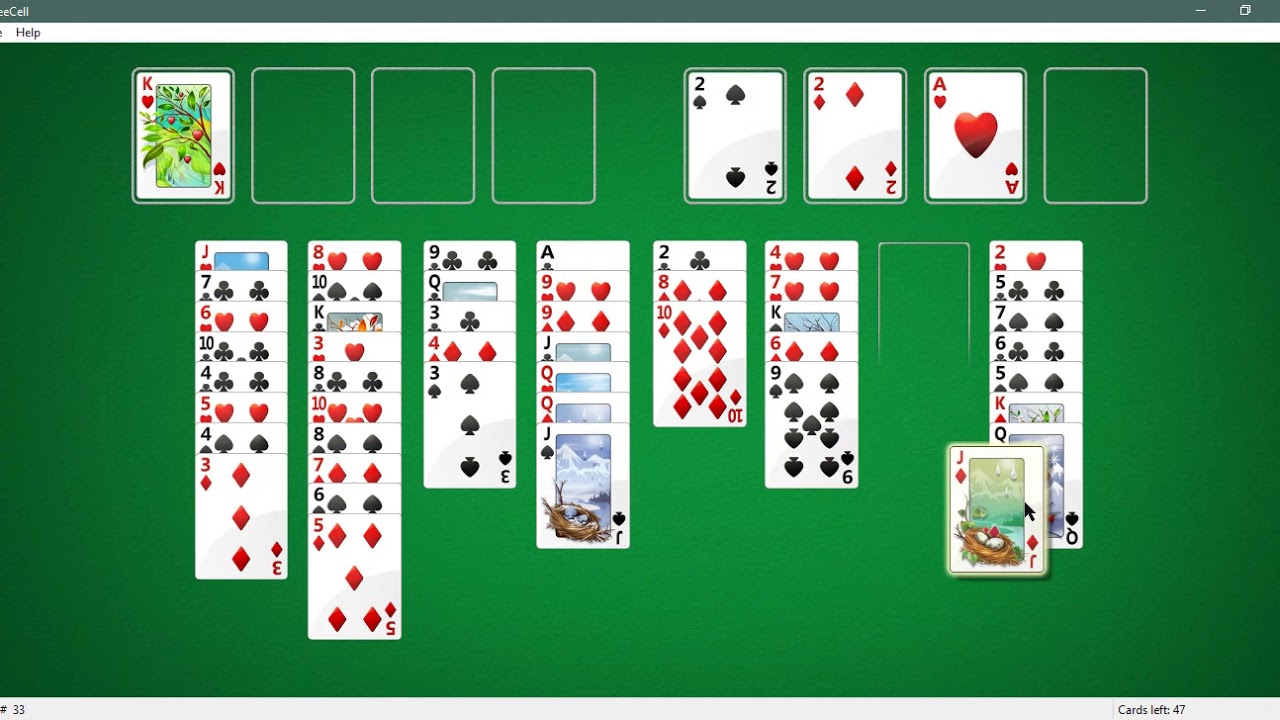 the original freecell game