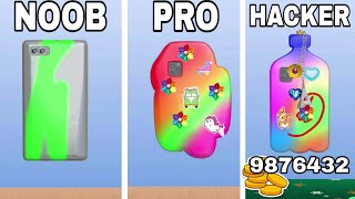 Noob Vs Pro Vs Hacker | Phone cover diy Gameplay screenshot 4