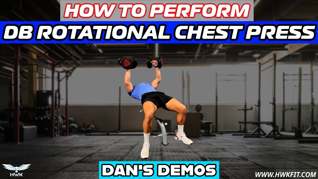 Dumbbell Rotational Chest Press Variation - YouTube