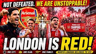 Arsenal Fans Turn London Red! Massive Title Parade After Champions League Heartbreak