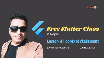 Free Flutter Class for Beginners in Nepali | Lesson 3 #flutter