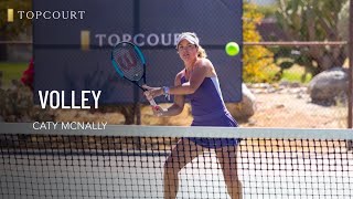 Caty Mcnally Volley Topcourt