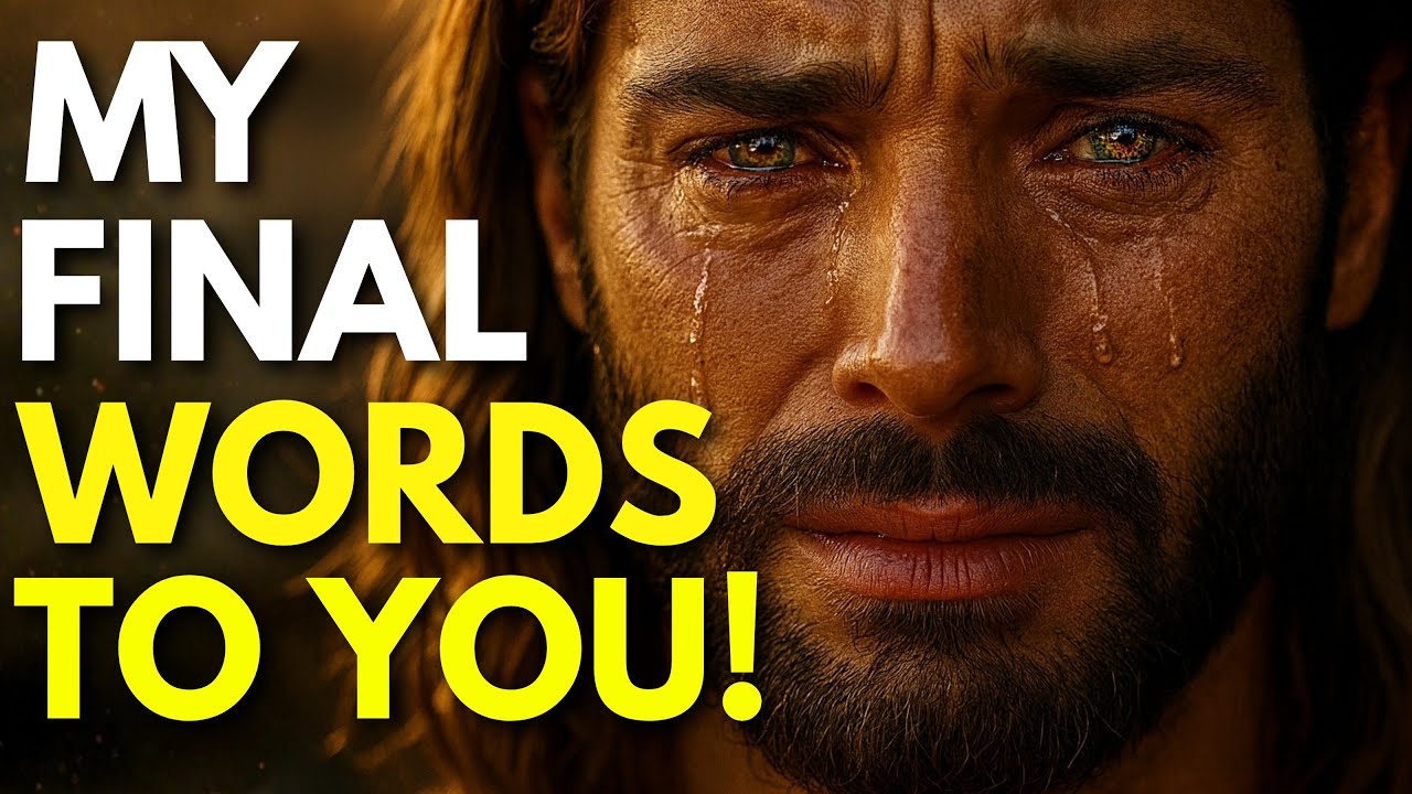God Says: MY FINAL WORDS TO YOU! GOD MESSAGE TODAY