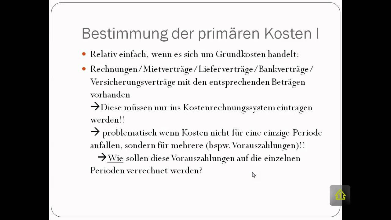 New Grundlagen der Kostenrechnung - Kostenartenrechnung