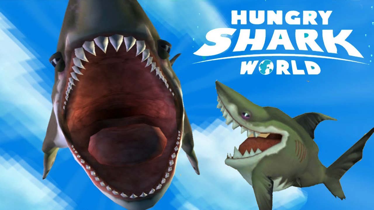 New Baby Pet Shark Megalodon Kraken Giant Turtle Unlocked Hungry Shark World Youtube