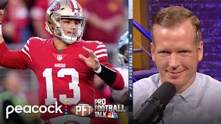 How San Francisco 49ers’ offense lines up vs. Eagles’ defense | Pro Football Talk | NFL on NBC