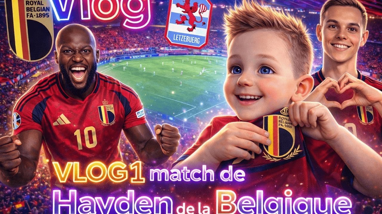 #vlog  foot#3 Hayden va voir les diable Rouge