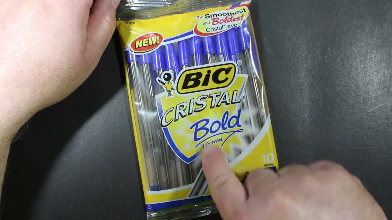 BIC® Cristal 1.6mm Ball Biro Pens - Various Colours - Packs Of 10