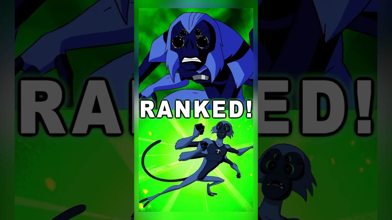 Spidermonkey Transformations Ranked Worst to Best for Ben 10! 