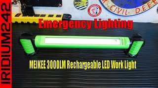 Never Be in the Dark Again  MEIKEE 3000LM Rechargeable LED Work Light