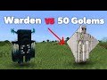 Warden VS 50 Golems – kon jeetega?😱
