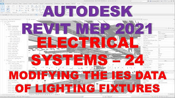 REVIT MEP 2021 - ELECTRICAL SYSTEMS - 24 MODIFYING THE IES DATA OF LIGHTING FIXTURES