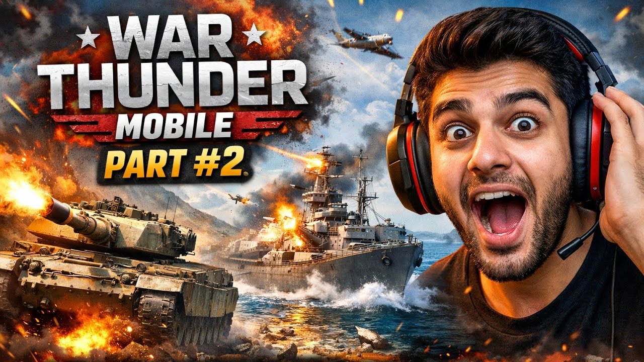 WAR THUNDER MOBILE 🔥 PART #2 | REALISTIC TANK & WARSHIP BATTLES 💥 | FULL ACTION GAMEPLAY