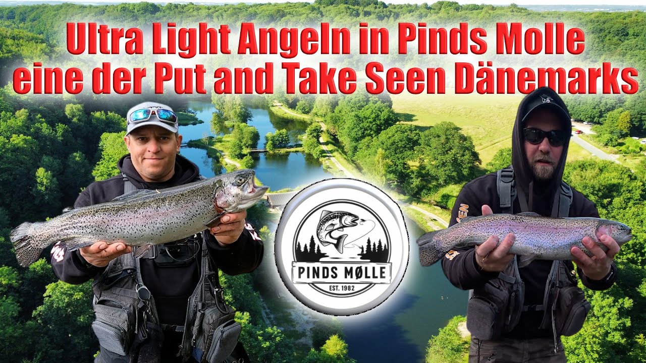 Ultra Light Angeln in Pinds Molle eine der Anlagen in Dänemark #fishing #troutfishing #angler 