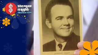 Bob Barker Shows Off Picture Of A Young Johnny Olson  The Price Is Right 1985