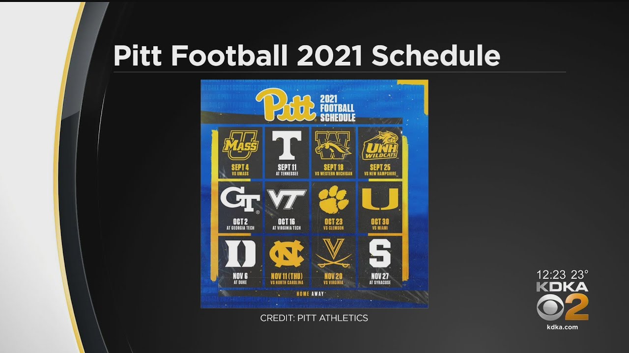 Pitt Football Announces 2021 Schedule - YouTube