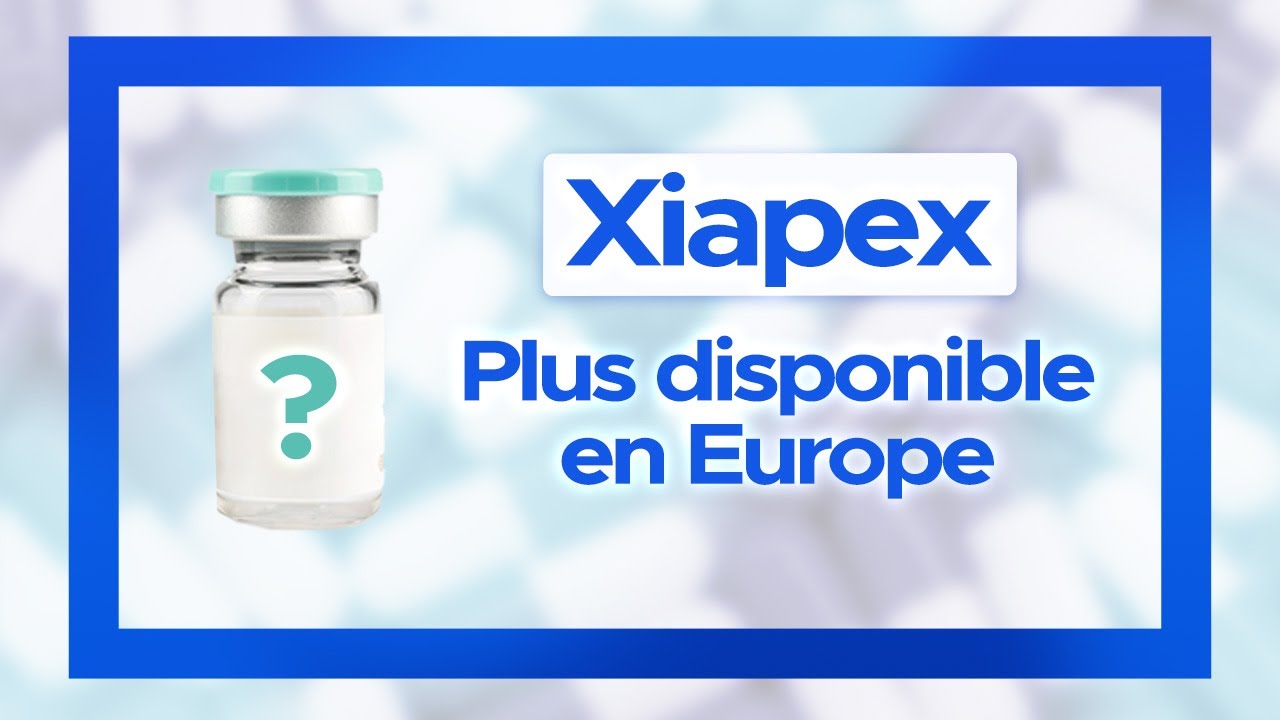 Xiapex Injection Pourquoi le Xiapex n'est il plus disponible en Europe ? - YouTube