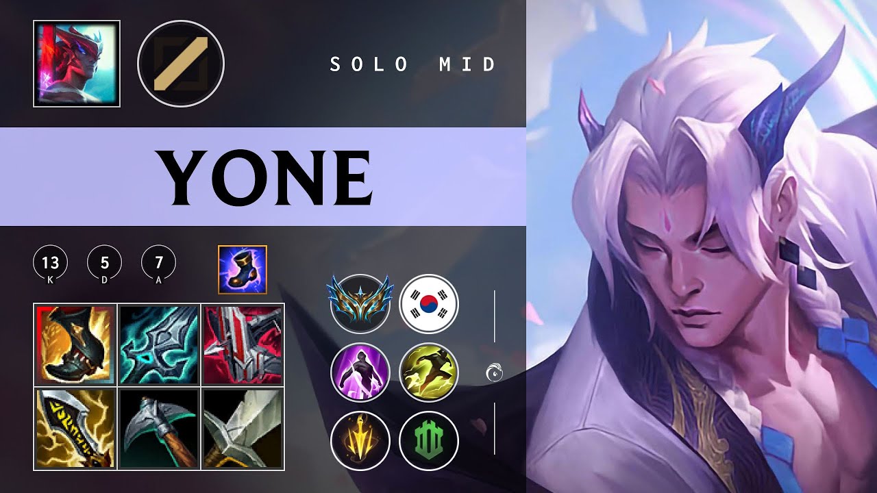 Йоне на миду против Лиссандры — корейский Challenger, патч 26.01
