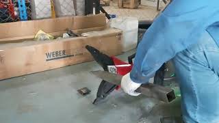 Russian customers test the Aolai battery combi tools