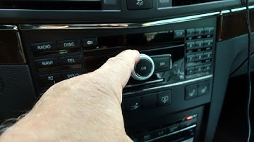 How to turn down or off the voice of the  Mercedes COMAND naviation sytem