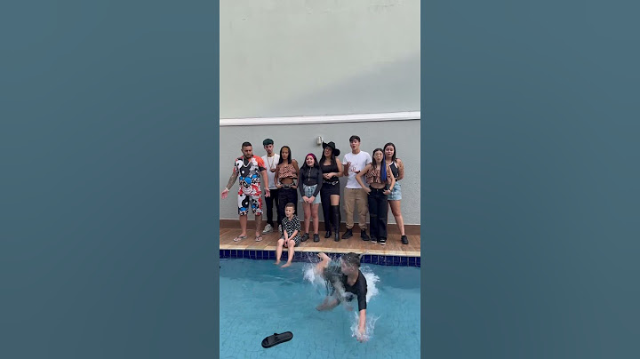 ENZO CAIU NA PISCINA