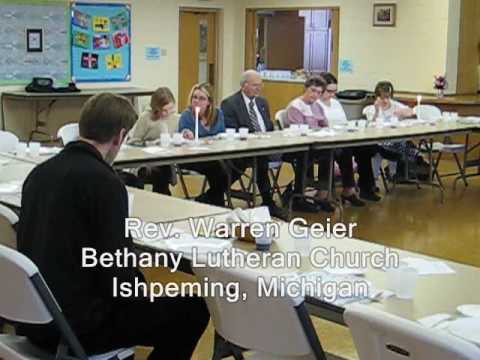 2008 Passover Seder Meal Maundy Thursday Bethany L...