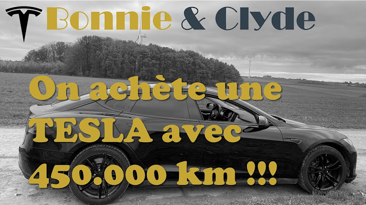 On achète une Tesla avec 450.000km : présentation