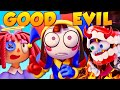 The Amazing Digital Circus Characters: Good to Evil 🎪🤡