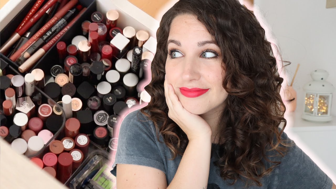 Decluttering de labiales ¡con swatches! | Limpieza y purga de mi maquillaje #1