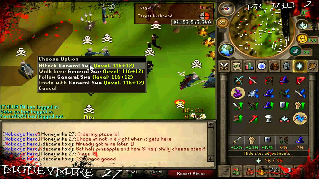 Runescape l PK BH Vid 2 l 70 Def Chaotic Turmoil l Moneymike 27