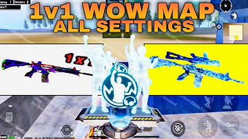 How To Make 1v1 Wow Map | 1v1 Wow Map Crate | PUBGxBGMI | PUBG MOBILE #pubgmobile