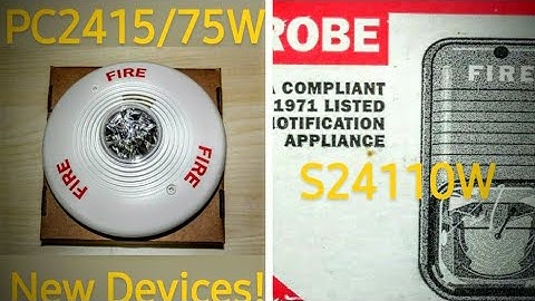 New Devices| System Sensor PC2415/75W and S24110W