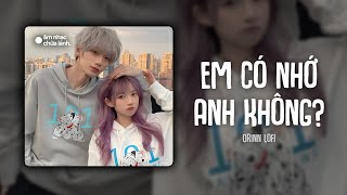 Em Có Nhớ Anh Không? (Lofi Ver.) - Hiya x Orinn | LYRICS VIDEO