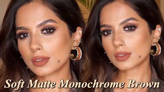 MATTE BROWN MONOCHROME MAKEUP