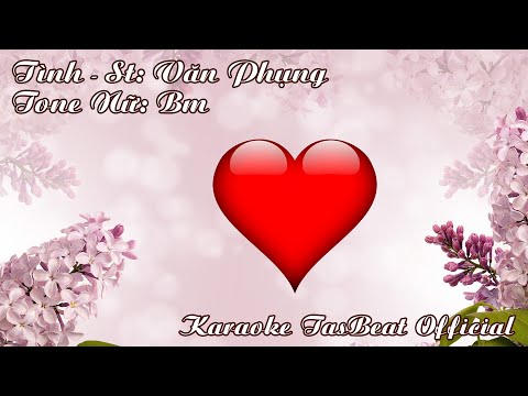 Karaoke Tình (Văn Phụng) Tone Nữ | TAS BEAT