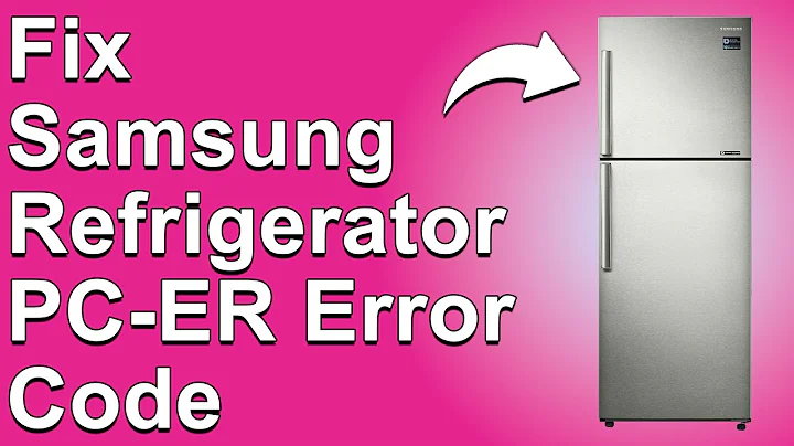 How To Fix The Samsung Refrigerator PC-ER Error Code - Meaning, Causes, & Solutions (Easy Solution)