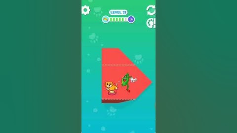 fold it paper level 21 😵|Fold it paper |Anmol Gaming /#short