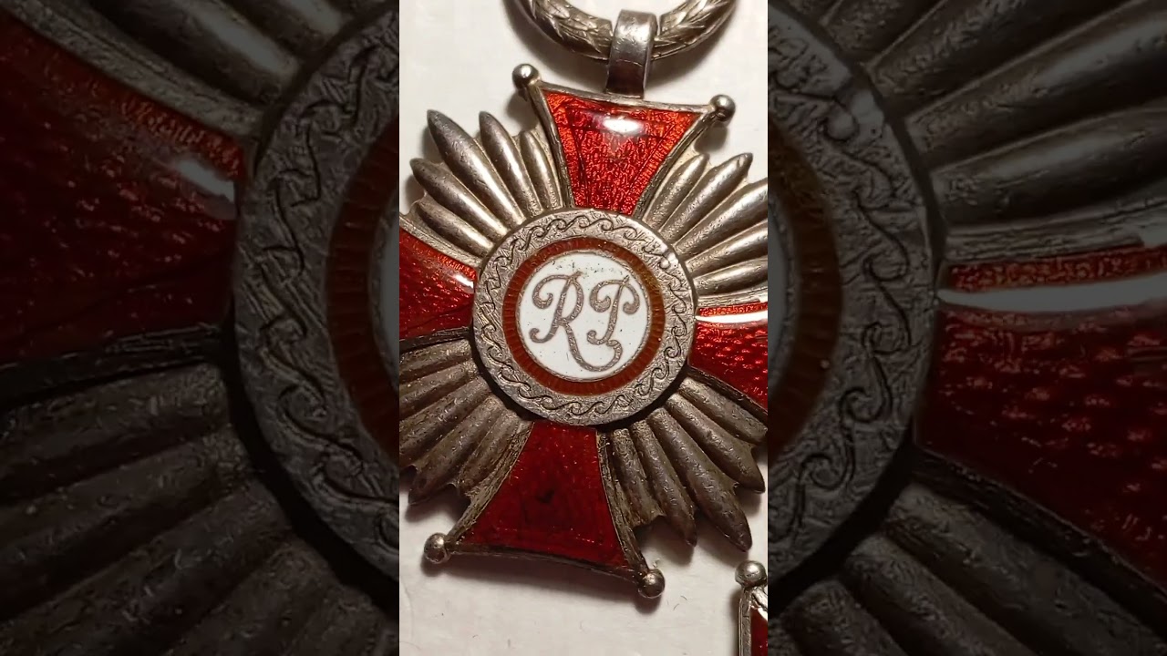 Poland silver cross of merit, Epoxy enamel, польские Кресты, медали, награды Польши