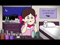 1 min 💤 Makeup Removal & Skincare Animated ASMR 💄